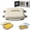 White, variant on Microwave Corn Steamer, Microwave Vegetable Steamer, Microwaves Corn Cooker, Food Grade Portable Steamers with Lid