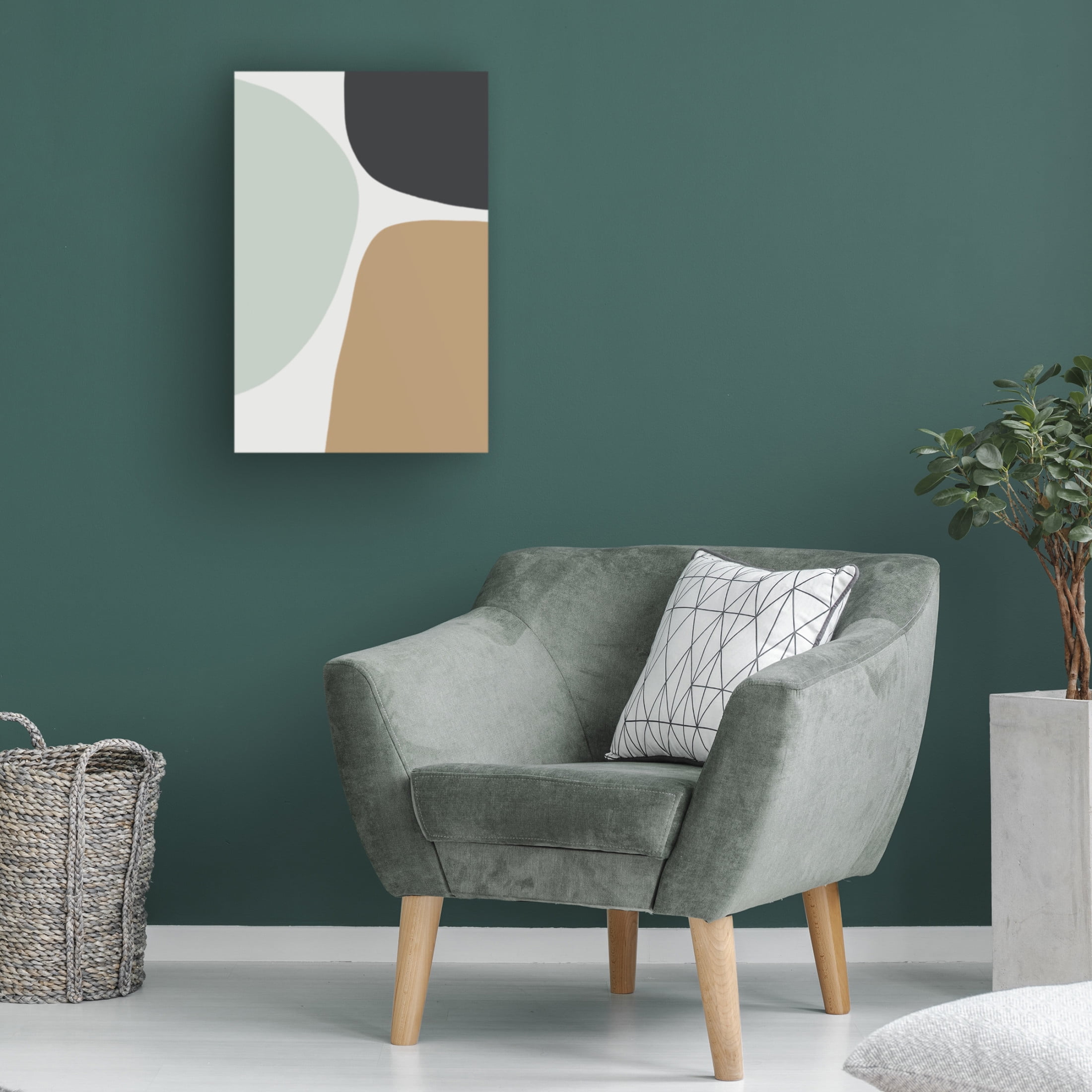 Trademark Fine Art uplusmestudio Natural Trio Canvas Wall Art