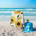 thumbnail image 6 of Beach Towel Microfiber Beach Towel Oversized Lightweight Quick Dry Sand Proof,Absorbent Beach Blanket Multifunctional Towel For Travel Swimming Pool Women Adults Vacation Gift 59.1x27.6 inch, 6 of 8