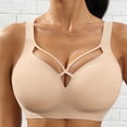 thumbnail image 4 of UQJfacai Push Up Wireless Bras for Women No Underwire Seamless Full Coverage Bralettes Supportive Comfort Padded Everyday Bra M, 4 of 7