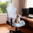 thumbnail image 2 of TSOVTHRID Marble Texture Print 4 Pieces Gaming Chair Cover Stretch Computer Chair Seat Slipcovers Stain Resistant Gaming Chair Slipcovers with Armrest Covers, 2 of 7