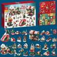 thumbnail image 5 of Caja de regalo de bloques de construcción de la serie navideña 2025 para niños Calendario de adviento navideño de 24 días Modelo de ladrillos de Papá Noel Cascanueces DIY, 5 of 5