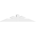 thumbnail image 2 of 48"W x 10"H x 4"D x 4"F, 5/12 Pitch, Saratoga Architectural Grade PVC Gable Bracket, 2 of 9