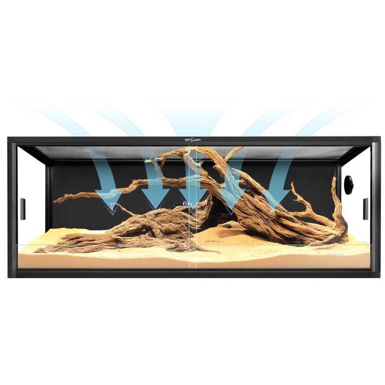 REPTI ZOO 64 Gallon Reptile Terrarium – Large 48