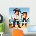 thumbnail image 1 of Pirates Wall Decal Mural by Wallmonkeys Vinyl Peel & Stick Graphic for Boys (18 in H x 18 in W), 1 of 4