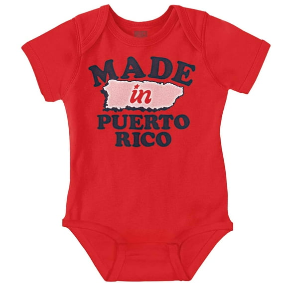Made in Puerto Rico Island Pride Romper Boys or Girls Infant Baby Brisco Brands NB