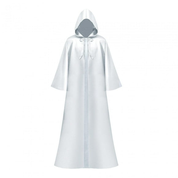 Capa de cosplay con capucha para Halloween CUTICAT Blanco XL