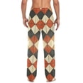 thumbnail image 4 of FORMRS Mens Pajama Pants with Pockets Sleepwear Lounge Bottoms Sizes S-2XL, Checkered Pattern, 4 of 7