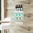 thumbnail image 4 of 3 Tier Wood Mug Rack Wall Mounted Coffee Cup Organizer Hanging Storage Rack, 4 of 7