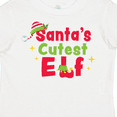 thumbnail image 4 of Inktastic Christmas Santa's Cutest Elf Boys or Girls Toddler T-Shirt, 4 of 5