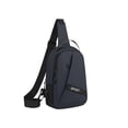 thumbnail image 2 of Crossbody Chest Bag Waterproof Sling Backpack Lightweight Multi Pocket Anti Splash Shoulder Bag Travel Sports Organizer For Hiking Camping Cycling Work Outdoor Daily Carry Use, 2 of 6