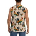 thumbnail image 4 of Kdxio Rooster for Men's Muscle T-shirt,Sleeveless for Workout Running Athletic Gym Lounge Casual, 4 of 7