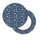 thumbnail image 2 of Balery Cosmos Rockets Fundas de asiento para taburete de bar redondo de tela de terciopelo ajustables que protegen de arañazos y manchas para sillas de 14 a 17 pulgadas.-12 inch, 2 of 7