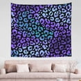 thumbnail image 2 of Tapestry for Wall Art, 60x51 Inch Polyester Wall Hanging Fade Resistant, Bedroom Dorm Living Room Beach Party, Personalized Colorful Leopard Exotic Animal Print, 2 of 6