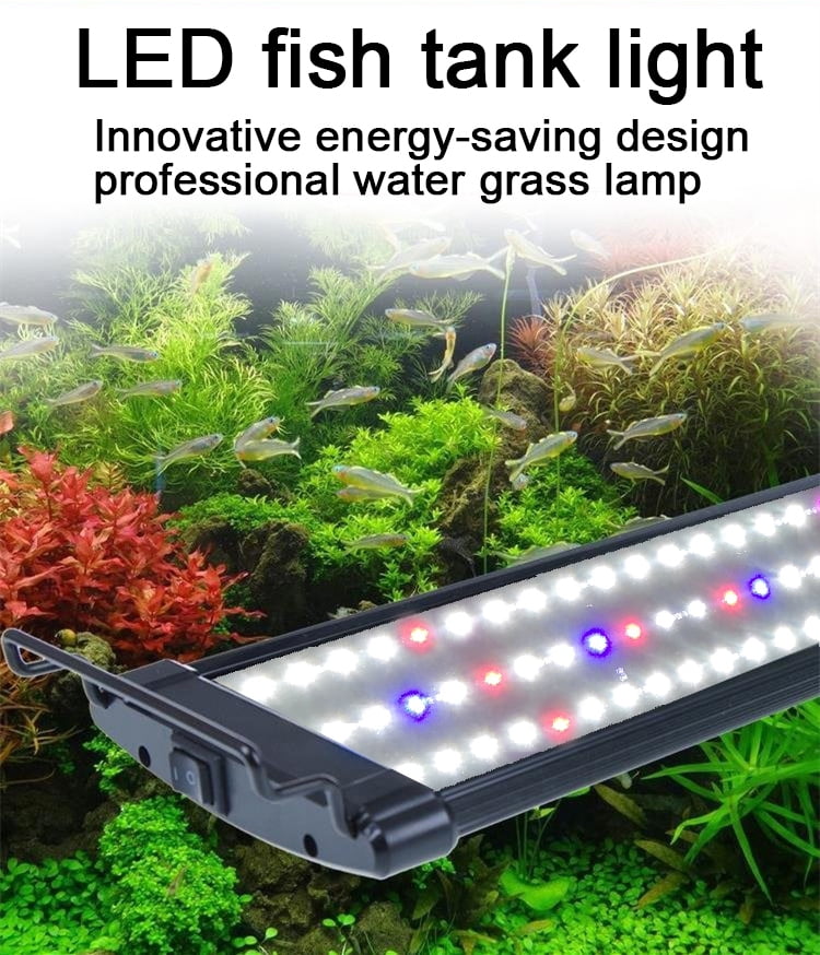 Color Changing Full Spectrum Aquarium Light with Remote for Freshwater Planted Fish Tanks Feshen Clip On Aquarium LED Light for Plants 