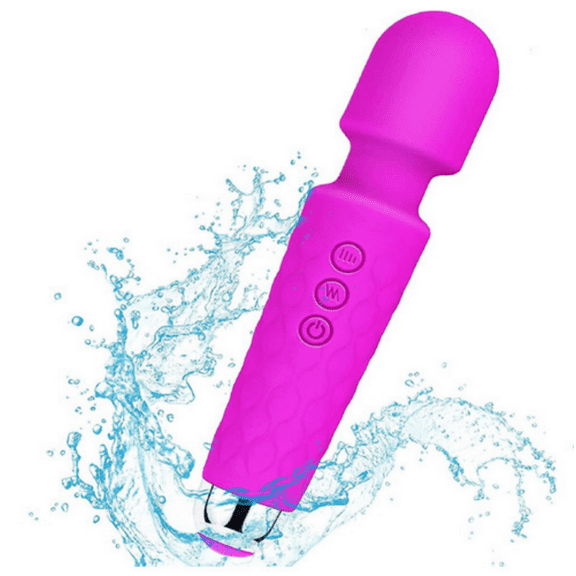 Wand Massager - Wireless & Waterproof - Personal Body Massager - Memory Edition - 2 Hours Battery Life (Pink)