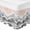 Gray, variant on Aqua Coastal Beach Bed Skirt Queen Size 16 Inch Drop, Adjustable & Elastic Wrap Around Bed Skirts Pleated Luxury Dust Ruffles For Twin Full Queen Cal King Base Beds, Modern Oil Painting Nautical