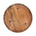 thumbnail image 2 of Saro Lifestyle Rustic Stitched Edge Wood Charger (Set of 4), 2 of 5