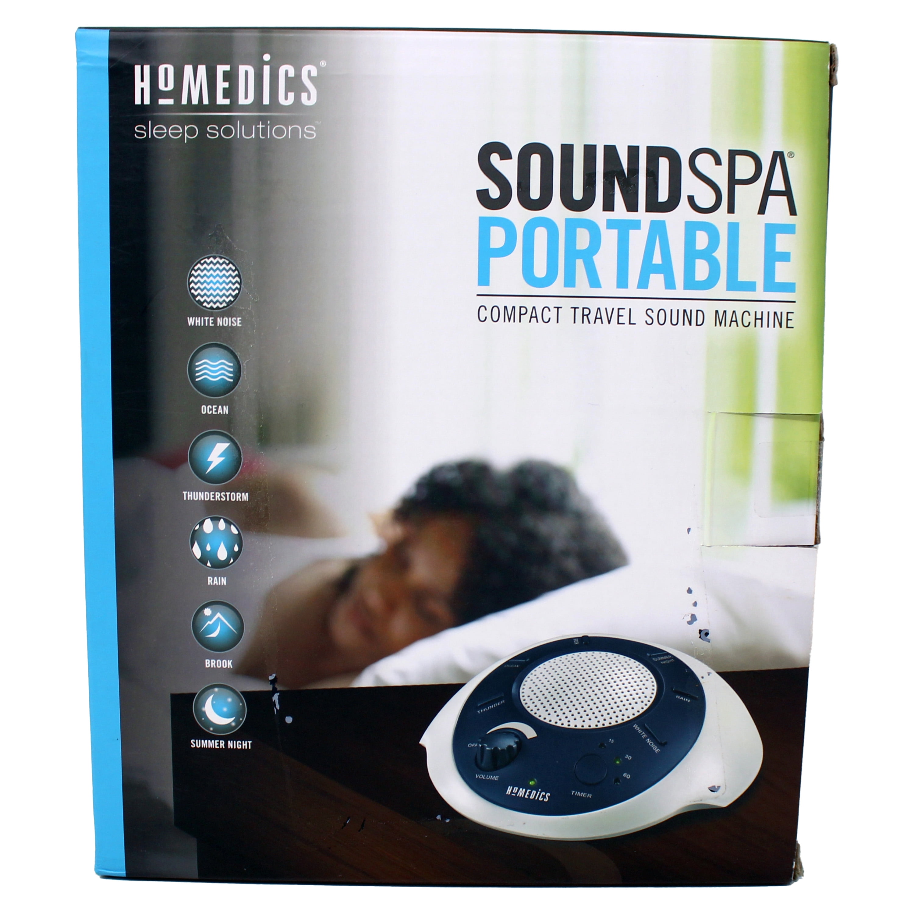 DEEP SLEEP MINI ENGINEERED SLEEP SOUND MACHINE,HoMedics, HDS-050