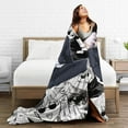 thumbnail image 6 of Satoru Gojo Throw Blanket Soft Lightweight Cozy Plush Flannel Bed Blanket Fuzzy Fluffy Fleece Blankets for Bedroom Living Room Couch Office 40"X30", 6 of 8