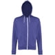 thumbnail image 1 of Awdis - Sudadera jaspeada fina con capucha y cremallera Modelo Heather hombre/caballero - Gym/Correr/Deporte (Azul royal jaspeado), 1 of 1