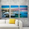 thumbnail image 2 of IDEA4WALL 3 Piece Framed Canvas Wall Art for Living Room, Bedroom Lake Tahoe Canvas Prints for Modern Home Decoration Ready to Hang, 2 of 4