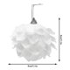 thumbnail image 4 of Christmas tree decoration pendant petal glitter powder foam ball snow white Christmas ball pendant -- large petal box RYT1187-8cm Material: foam; 3 ba, 4 of 5