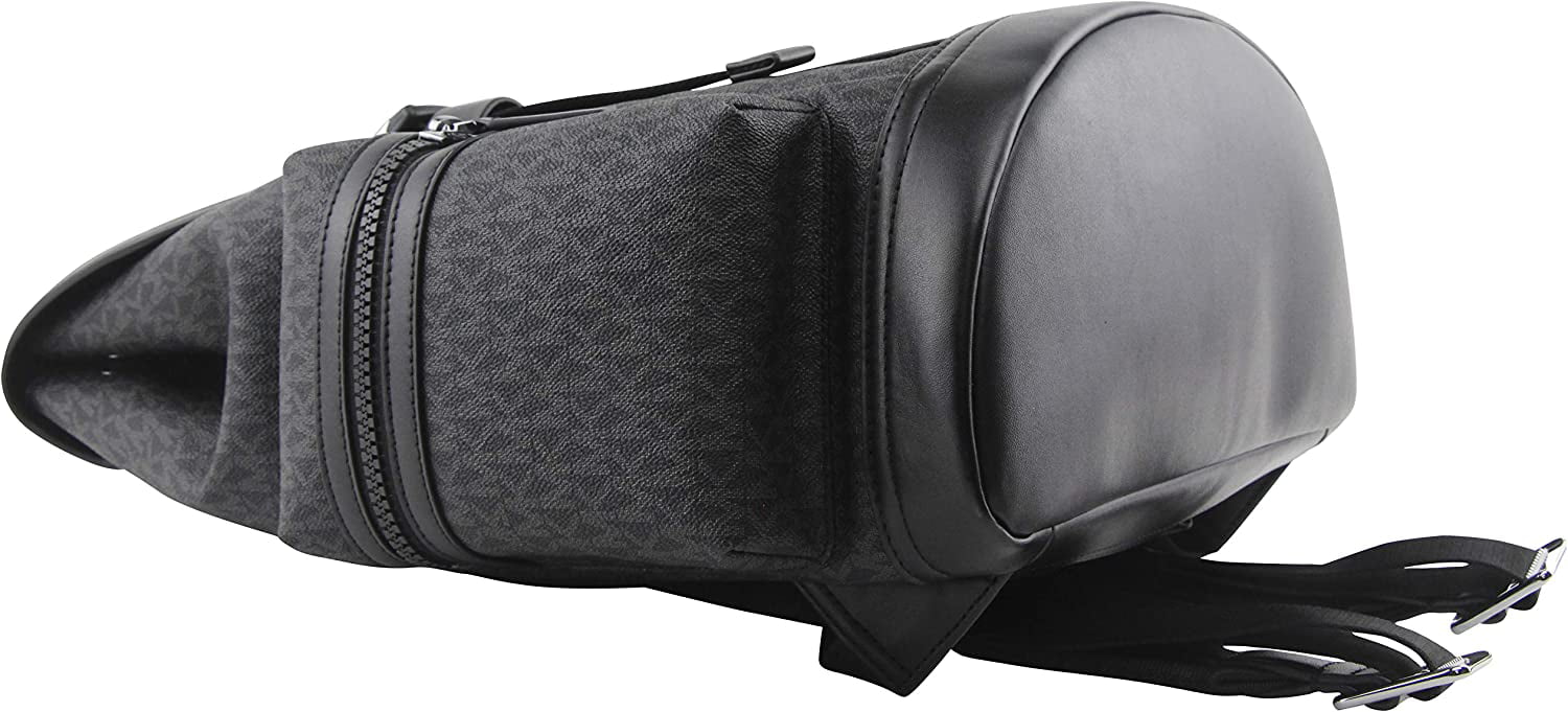 Michael Kors Cooper Large Black Signature PVC Square Sport Backpack Bo –  AUMI 4