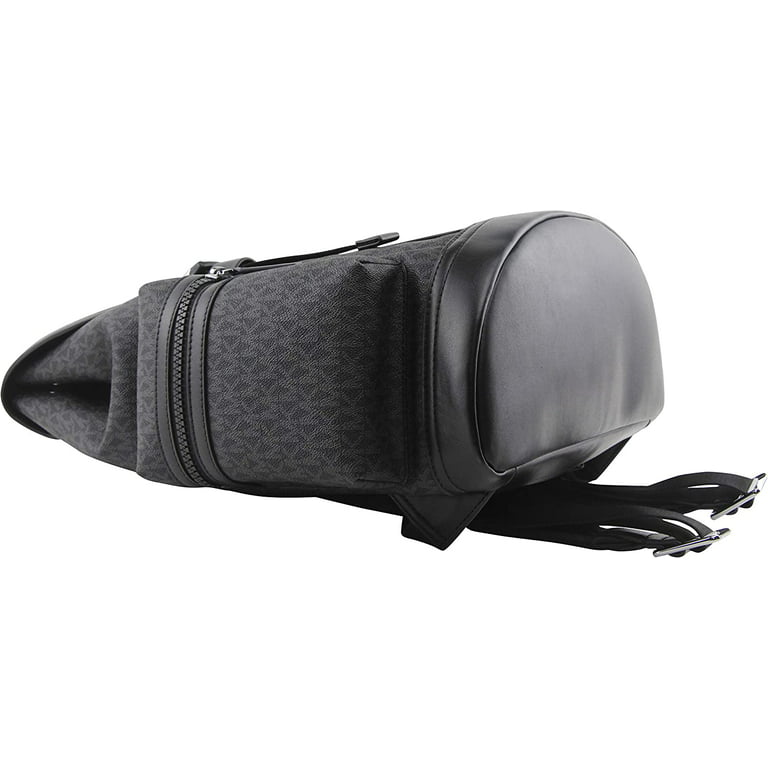 Michael Kors Men's Medium Crossbody Leather Cooper Flight Bag (Black)