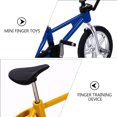 thumbnail image 3 of 3pcs Miniature Finger Mountain Bike Model Toy Mini Alloy Bike Adornment, 3 of 8