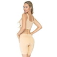 thumbnail image 2 of Leg Avenue Women's Skin Tone Opaque Crop Tank Top and Bike Shorts Set, 2 of 5