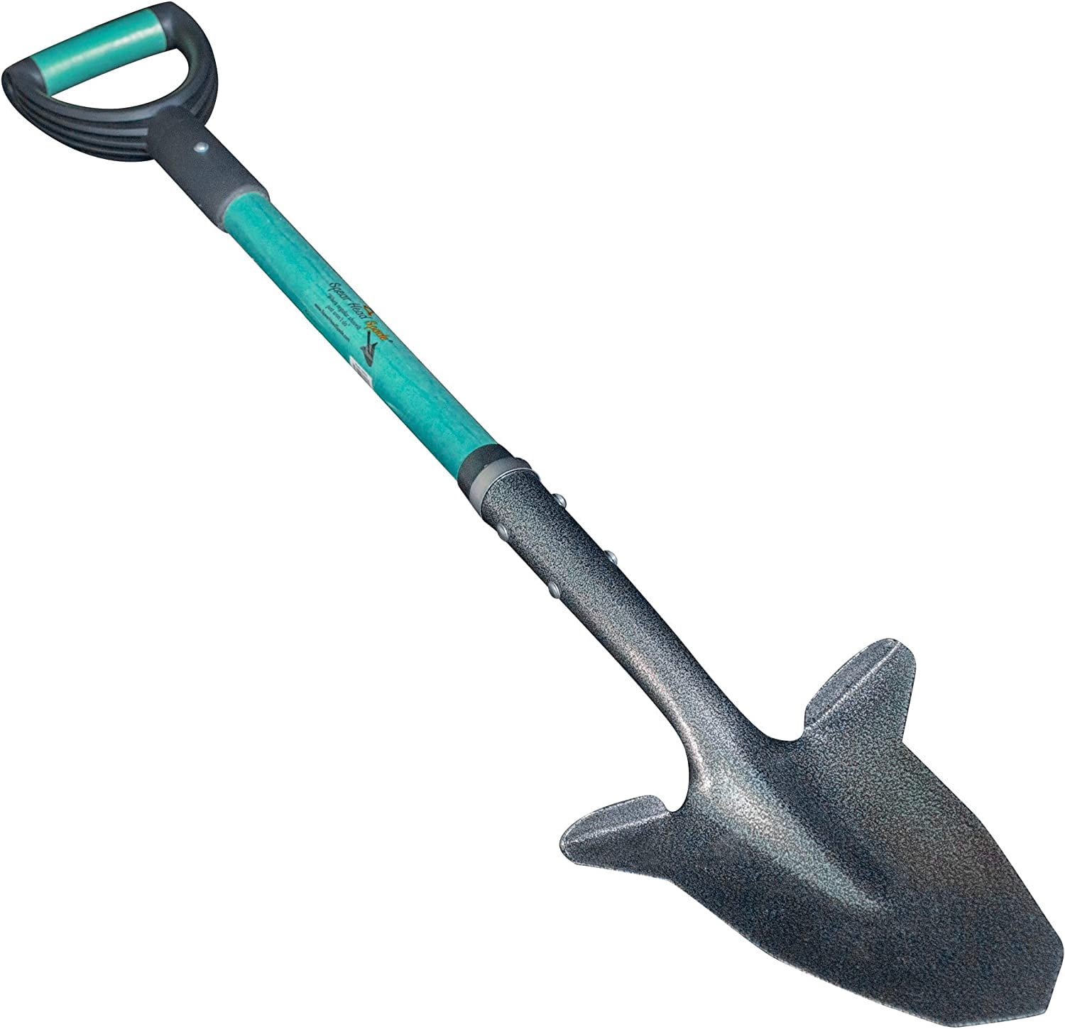 Spear Head Spade SHFD3-Teal Short Reinforced Fiberglass Handle