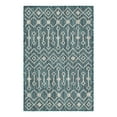 thumbnail image 2 of Unique Loom Outdoor Trellis Collection Area Rug - Tribal Trellis (2' x 3' 1" Rectangle Teal/Ivory), 2 of 6