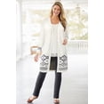 thumbnail image 6 of Woman Within Plus Size Perfect Cotton Duster Sweater, 6 of 6
