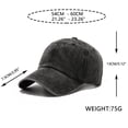 thumbnail image 3 of XIAOCHA Women's Printed Baseball Cap Breathable Dad Hat Farm Party Snapback Hat,White, 3 of 4