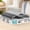 Lightgray + Darkgray, variant on Pack of 30 Slim Plastic Coat Hangers, 16.5 Inch Wide, Space-Saving Clothes Hangers with Non-Slip Design and 360° Swivel Hook, Light and Dark Gray
