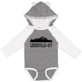 thumbnail image 3 of Inktastic Louisville Kentucky Skyline Cities Boys or Girls Long Sleeve Baby Bodysuit, 3 of 5