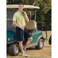 thumbnail image 4 of PULI Men’s Golf Hybrid Dress Shorts Lightweight Quick-Dry Summer Flat Front Casual Shorts with Pockets, 4 of 7