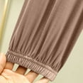 thumbnail image 5 of Yuanlook Women's Pajama Pants,Ultra-Soft Comfy Lounge Pants Sleepwear Cinch Bottom Slacks Elastic Waist Slim Fit Trousers, 5 of 9