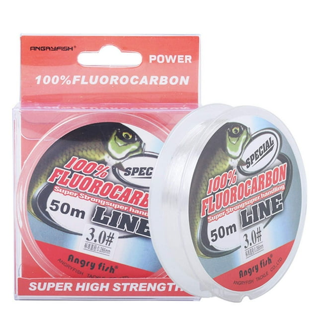 2-30lb Fluorocarbon Fishing Line Invisible Abrasion-resistant Underwater Fast Sinking Ultralow Stretch Fishing Wire