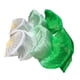 thumbnail image 1 of Abanicos de velo de seda para danza del vientre, abanicos plegables largos para mujeres y niñas, accesorios de vestuario blanco a verde, 1 of 7