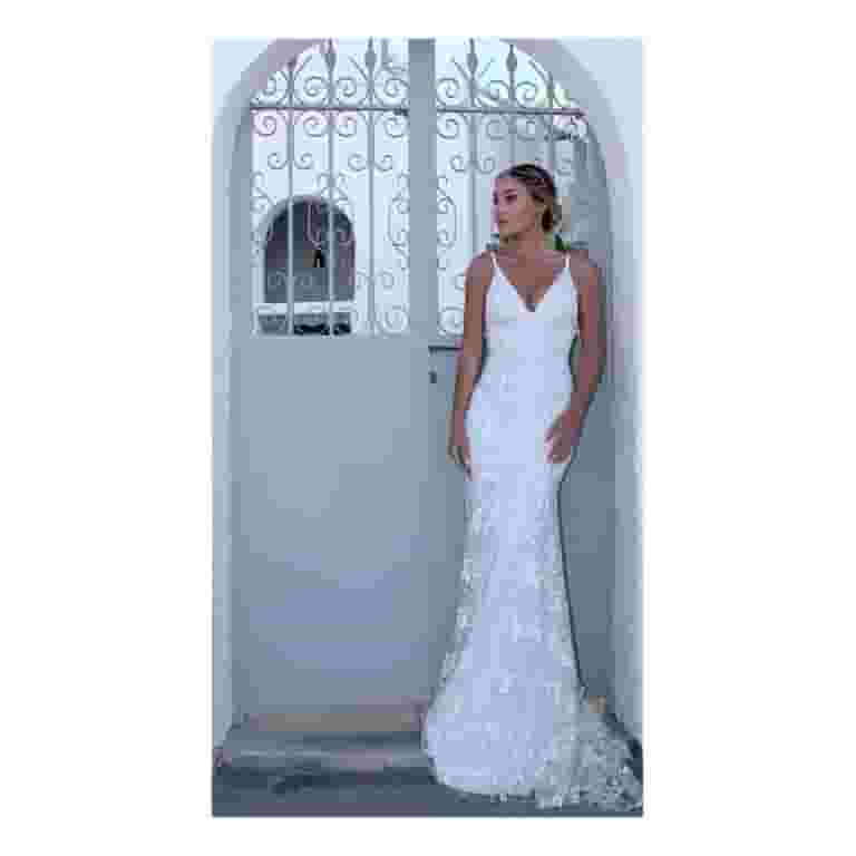 Wedding Dress Lace Embroidered Princess Civil Wedding New - Walmart.com Wedding Dress Lace Embroidered Princess Civil Wedding New - Walmart.com