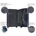 thumbnail image 3 of Hikolayae Dorado Collection Hardside Spinner Luggage Sets in Blue, 3 Piece - TSA Lock, 3 of 9
