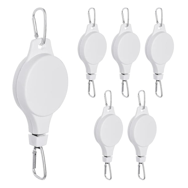 Paquete de 6 poleas para plantas retráctiles H polea para plantas de fácil acceso rueda ajustable H para colgar