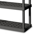 thumbnail image 3 of Sterilite Heavy-Duty 5-Shelf Ventilated Shelving Unit, Gray (3 Pack) | 01553V01, 3 of 4