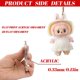 thumbnail image 3 of Labubu Pop Mart Originales Ropa Para Labubu Ornaments, Acrylic Hanging Xmas Tree Decoration Home Car Backpack Pendant Gift For Kids P, 3 of 5