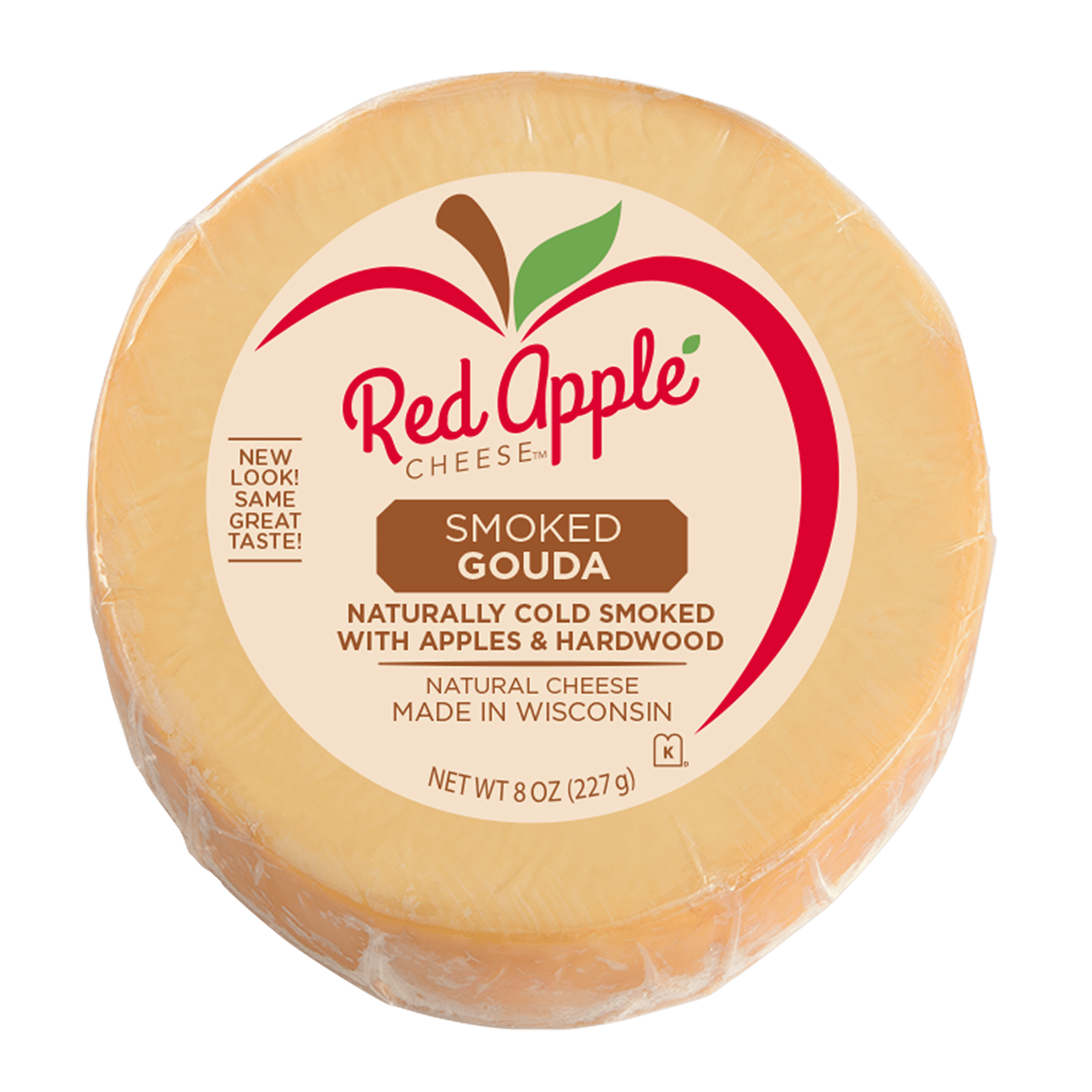 Red Apple Cheese Apple Smoked Natural Gouda, 8 oz Round