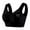 Black, variant on Lixiuxyad plus Sized Sports Bra Women's Thin Underwire Push Up Vest Lingerie Bow Rhinestone Bra