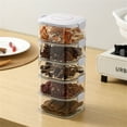 thumbnail image 2 of Hinati Clearance 5 Layer Seasoning Rack Sugar Storage Containers Box Airtight Food Storage Containers Kitchen and Pantry Organization Canisters for Cabinets, Countertop, Drawers, Under Sink, 2 of 9