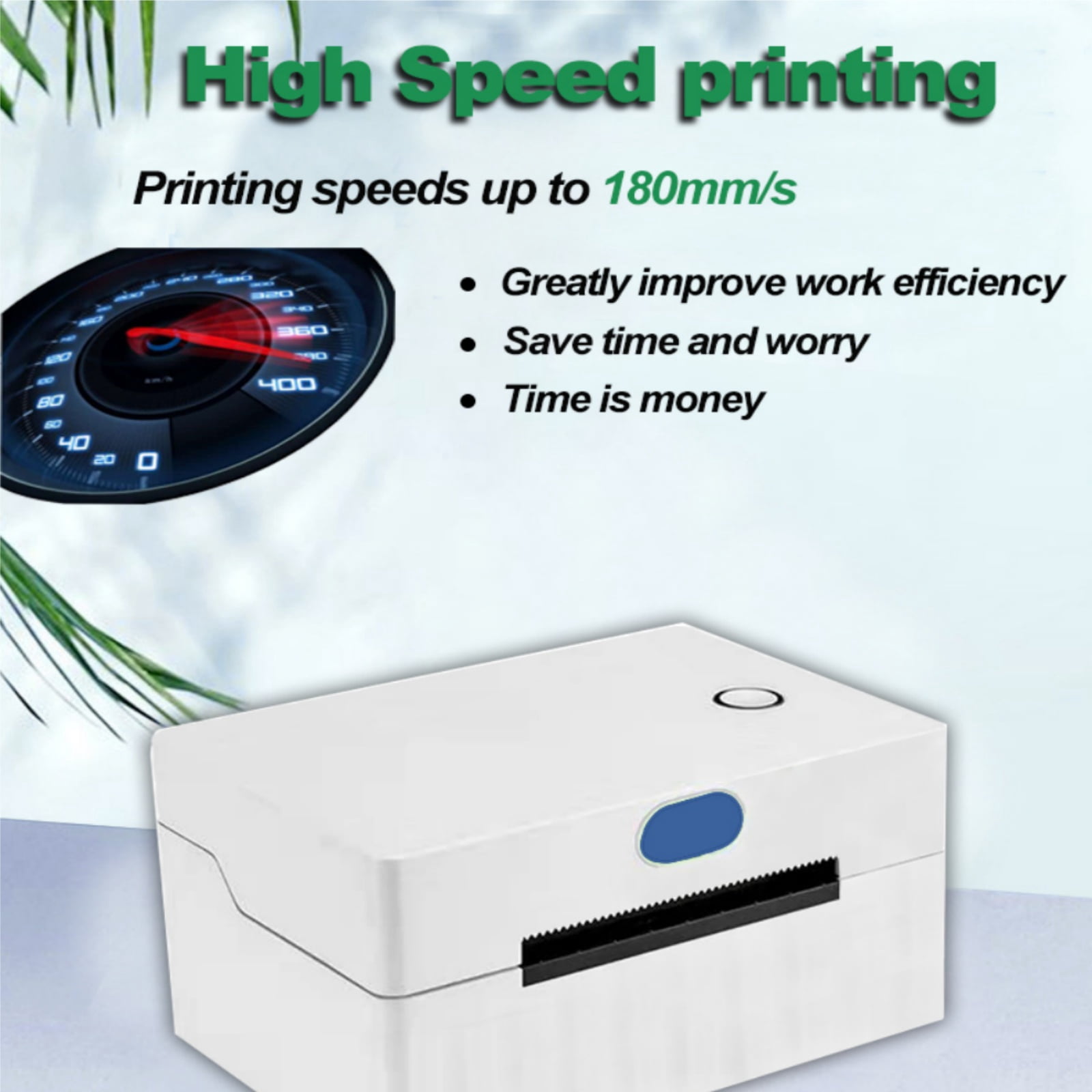 XIANJINO Thermal Label Printer, 3'' Bluetooth Label Printer for Shipping Packages, Compatible with Windows Smartphone